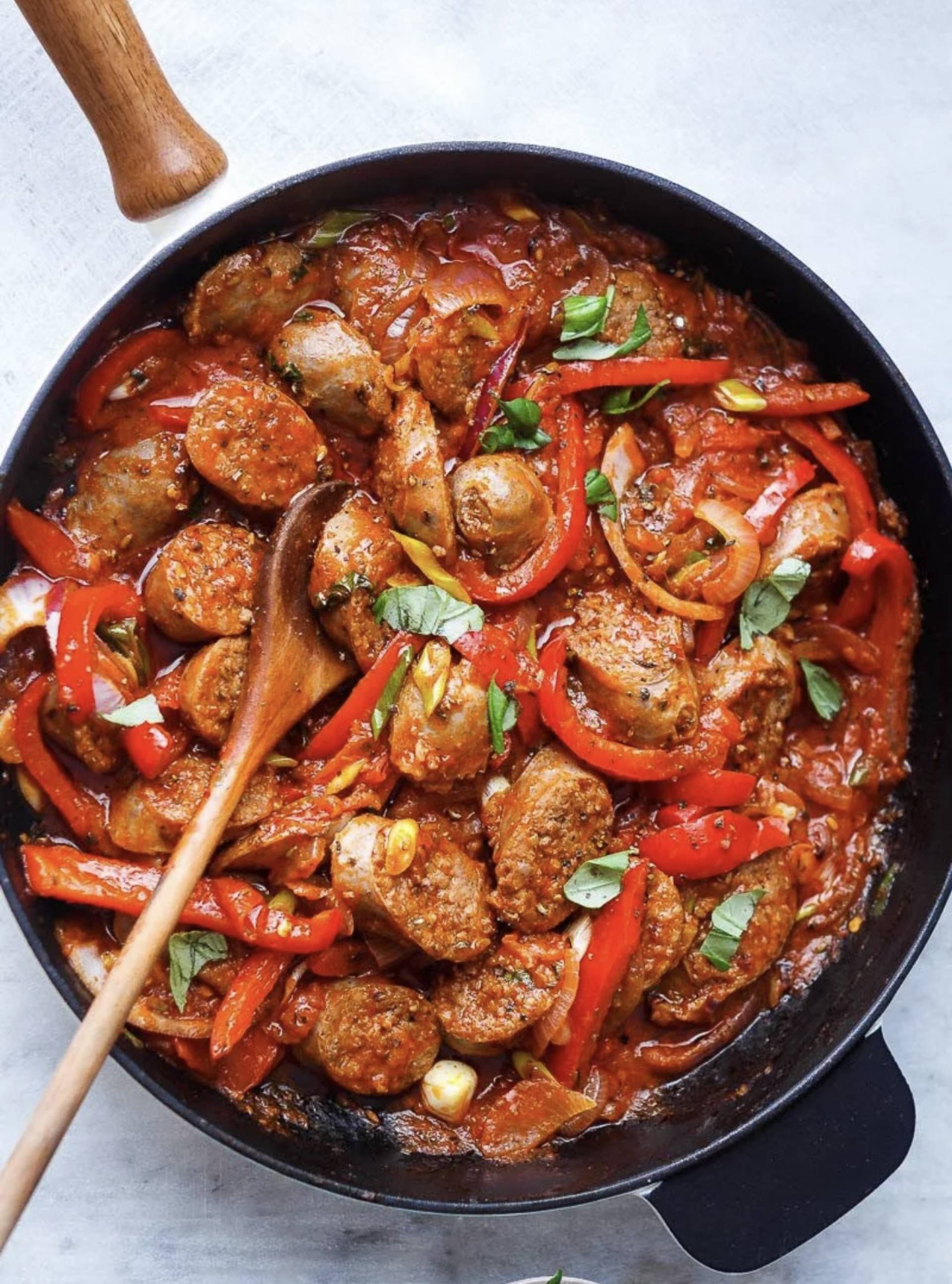 Chicken Sausage & Peppers