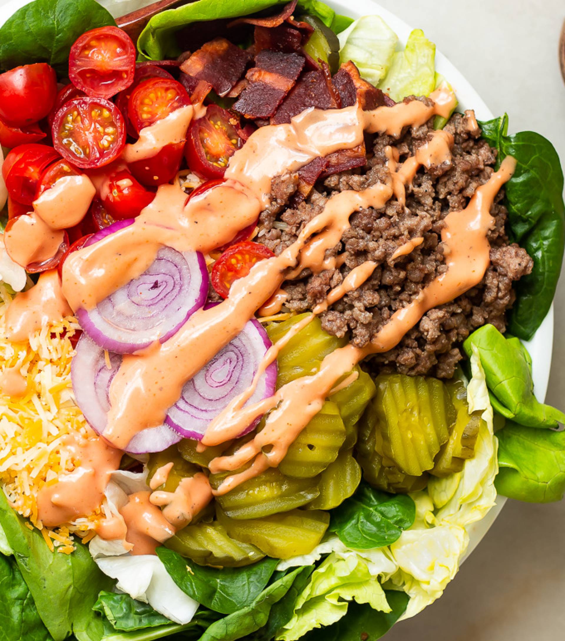 Burger Salad Bowl