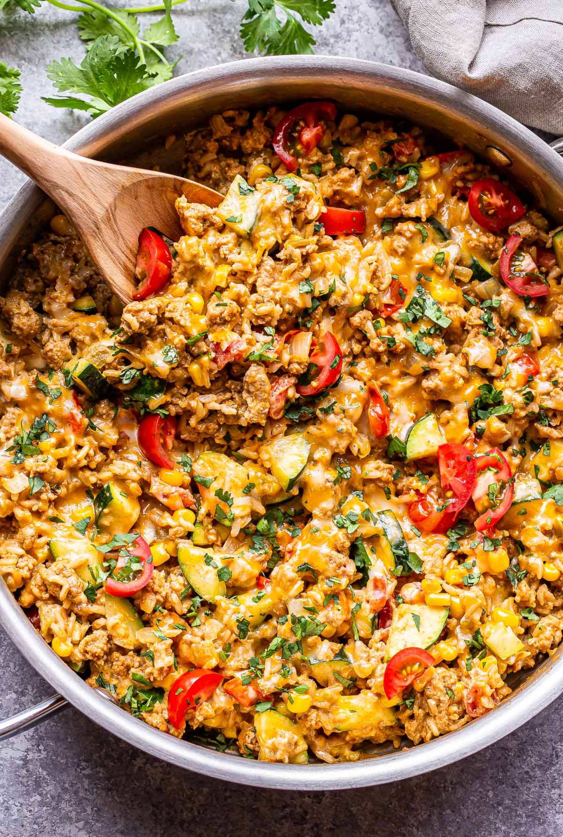 Southwest Turkey & Rice Skillet