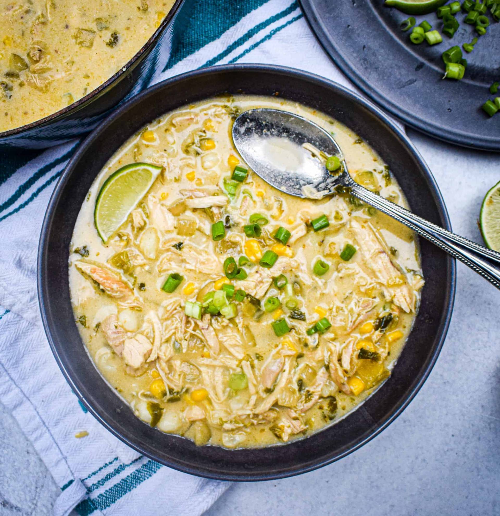 High Protein White Chicken Chili