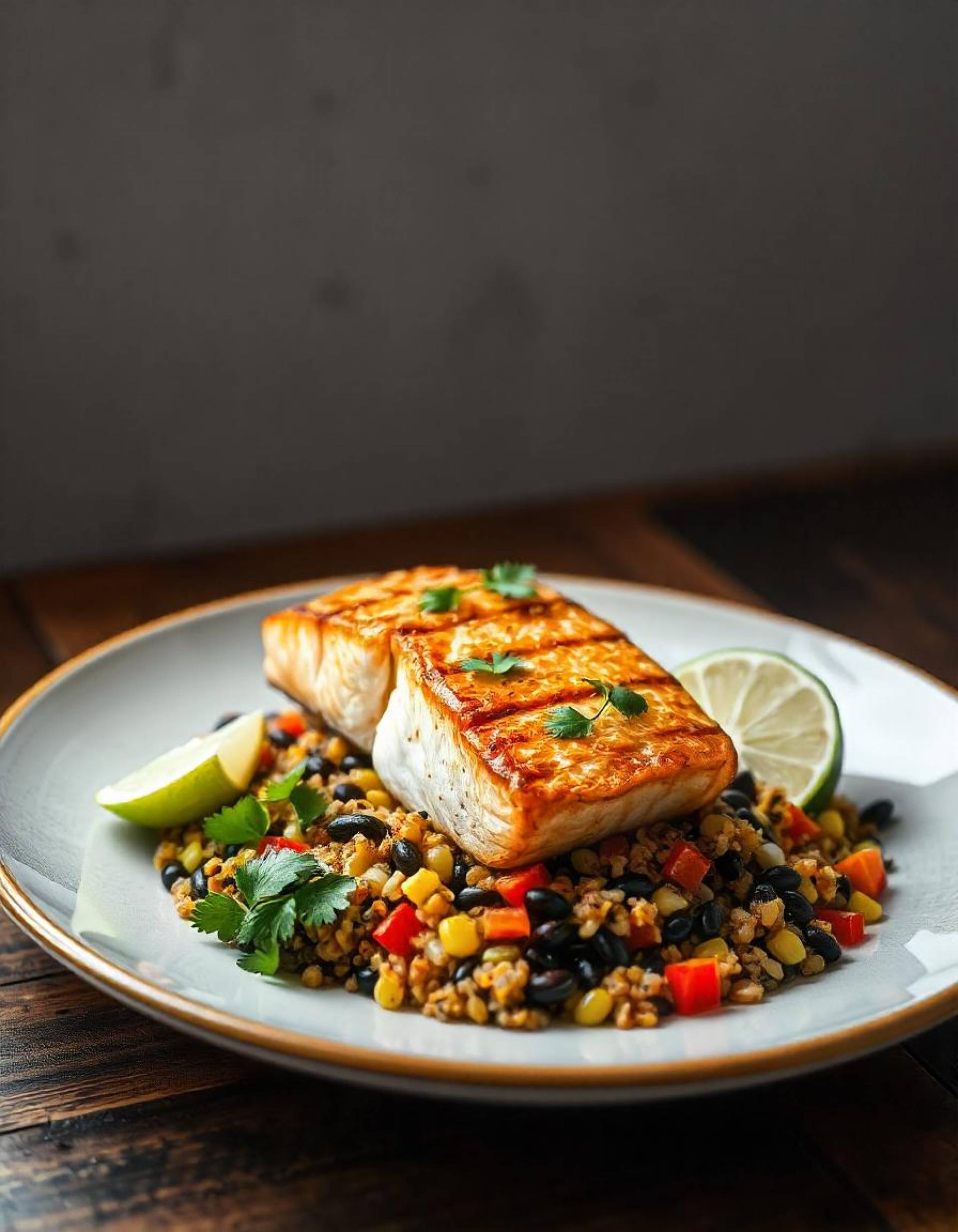 Quinoa Salmon Bowl