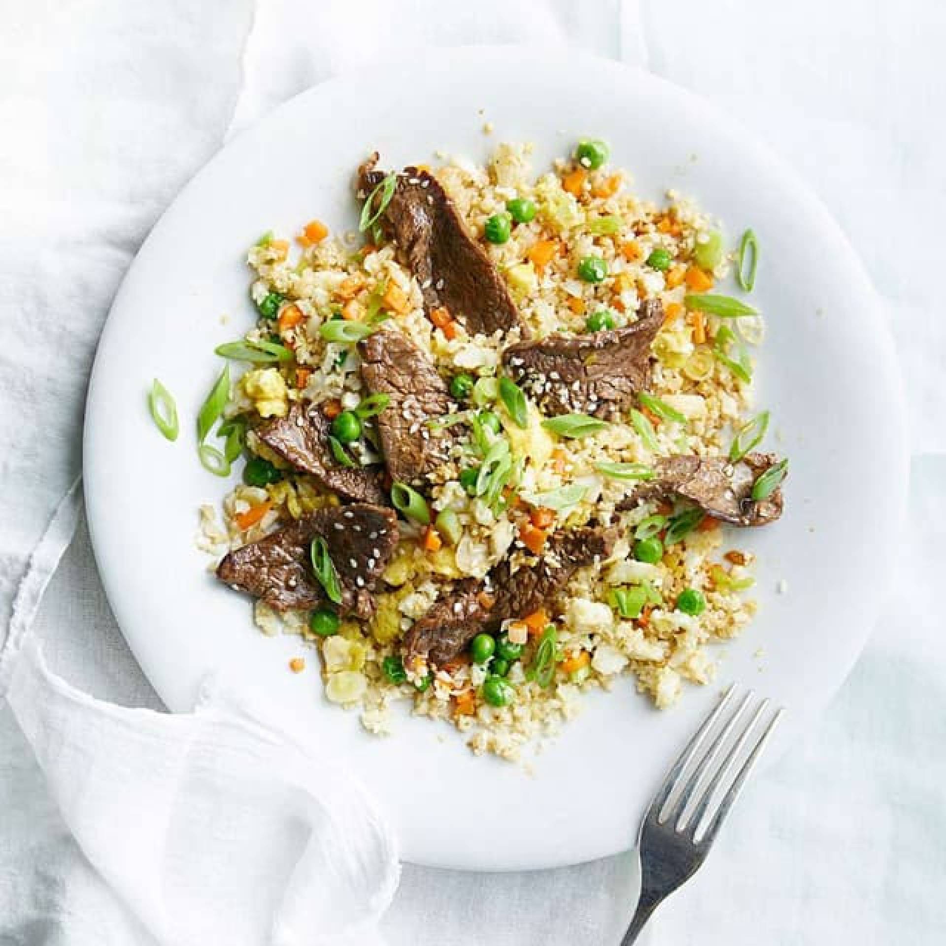 Steak & Cauliflower Rice