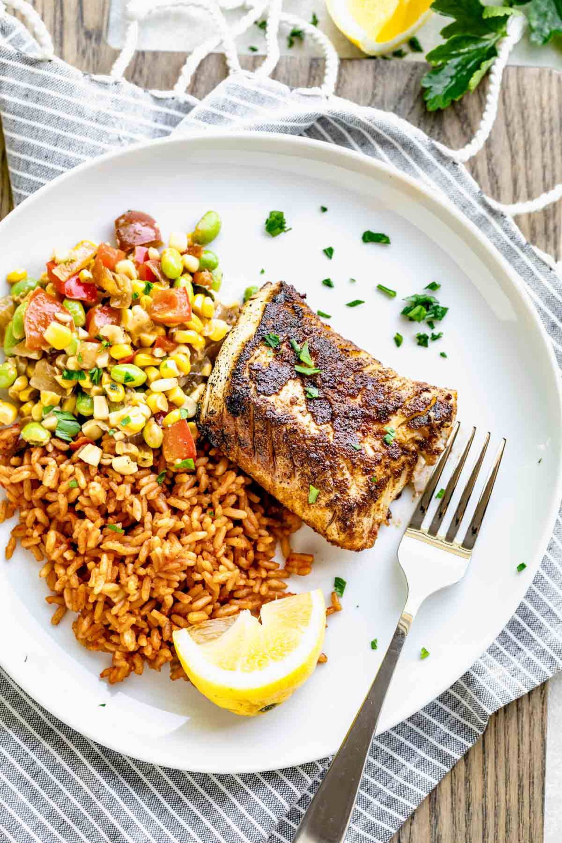 Blackened Cod