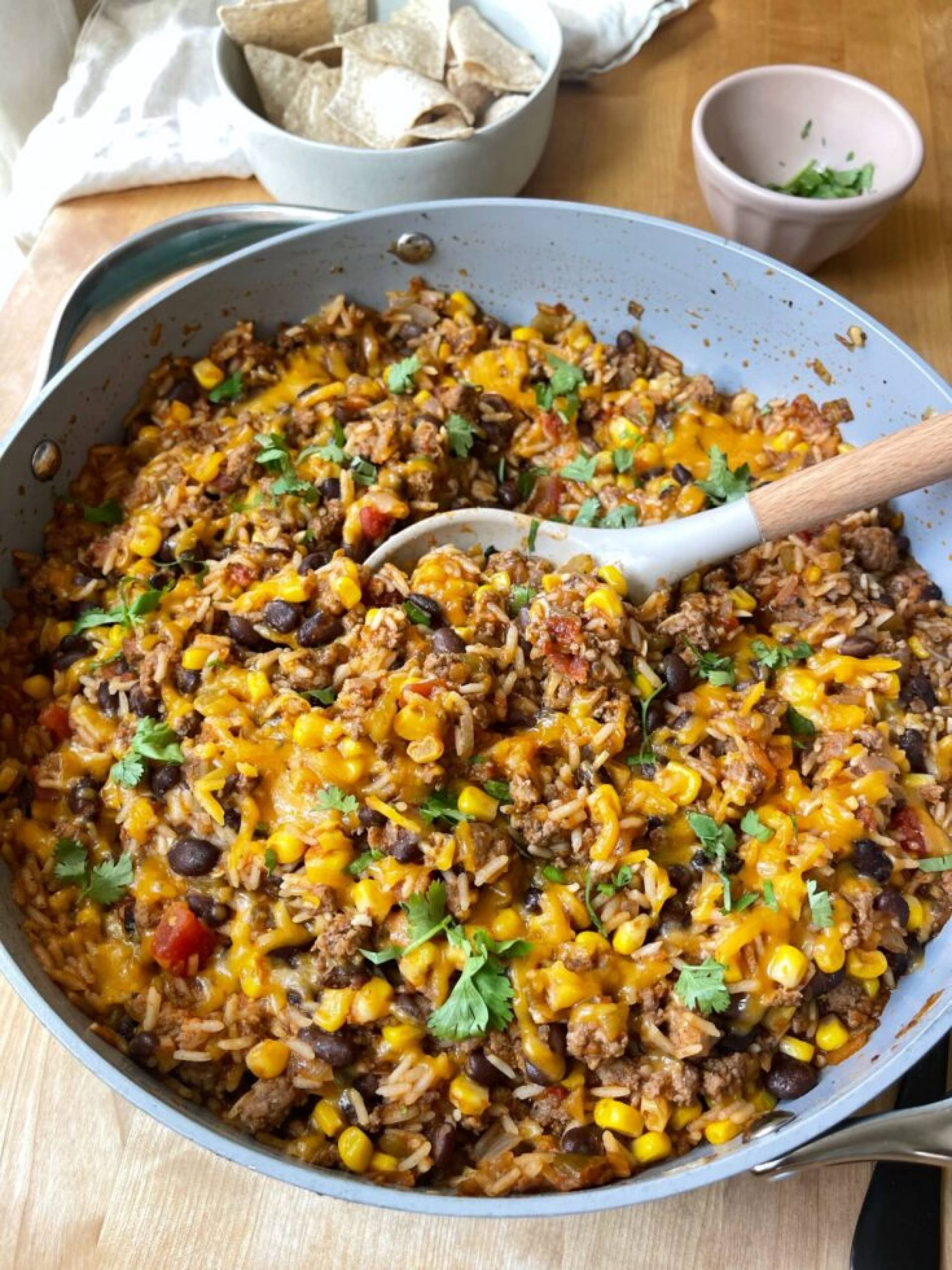 Beef -N- Rice Skillet (Dairy-Free)